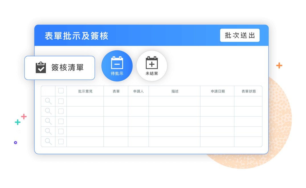 無論身處何處，送單簽核不受限